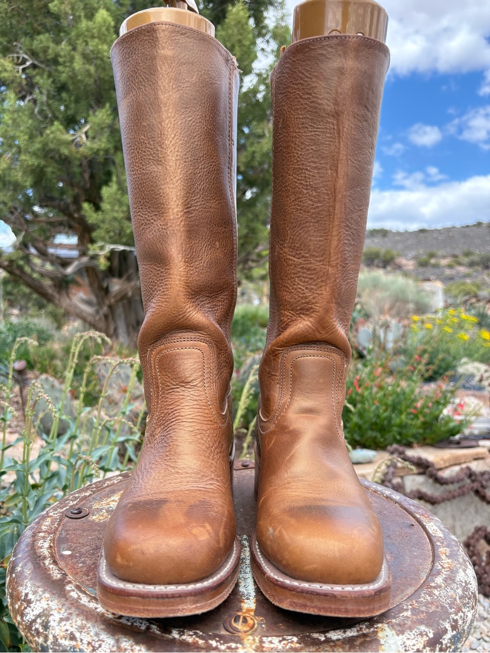 FRYE 🇺🇸 14L Campus Boots Bronzed - Picture 8 of 16
